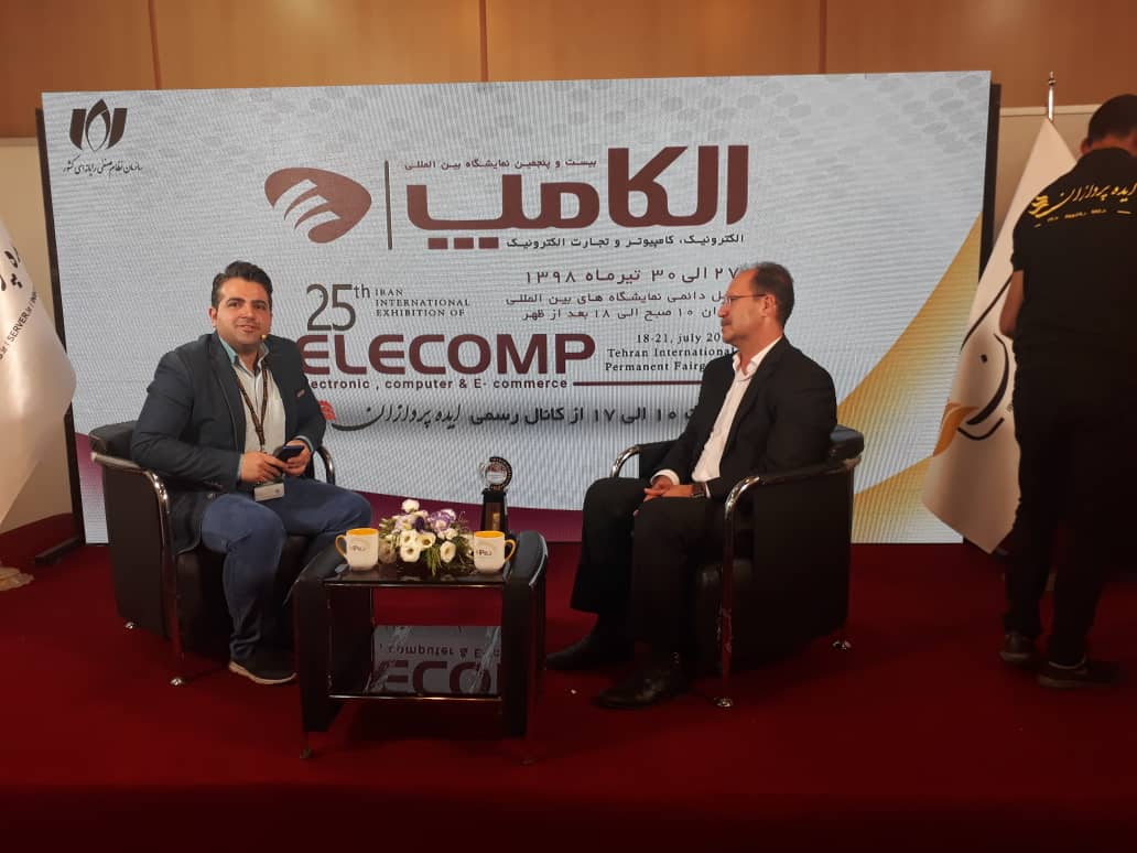 Interview with Mahmoud Davoudabadi, CEO of Pendar Pajouh, at the ELECOMP 2019 exhibition